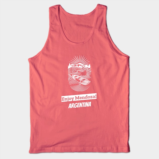 Enjoy Rafting in Mendoza, Argentina! Tank Top by SouthAmericaLive